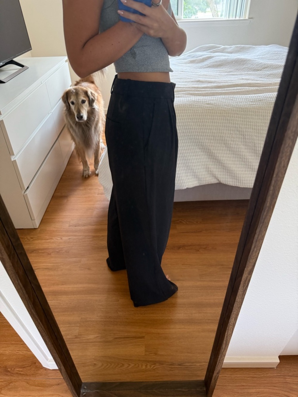 lululemon athletica Black Wide-Leg Trousers - Picture 6 of 8